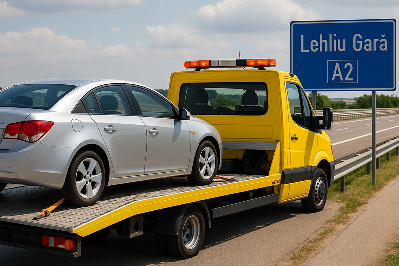 Tractari Auto Lehliu-Gara, Slobozia, A2, Calarasi- Rapid si Non-Stop